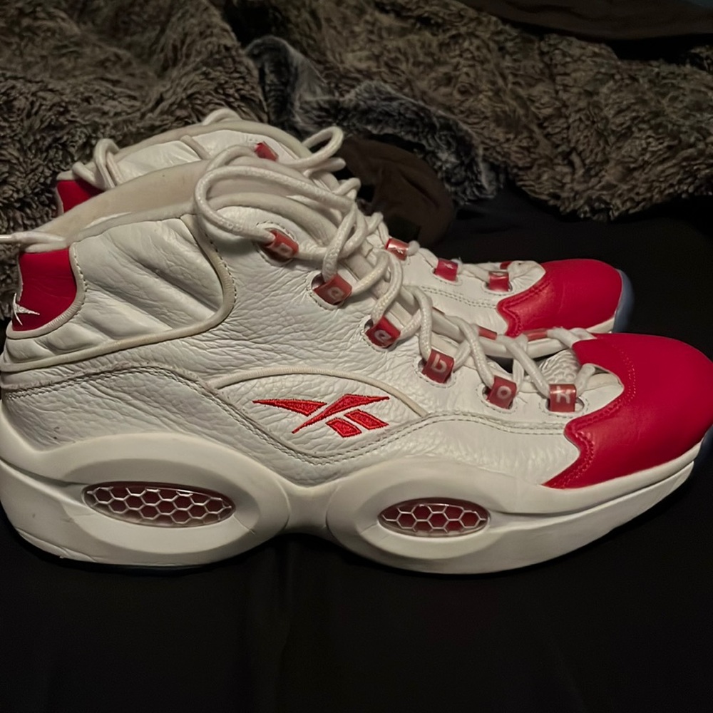 Reebok Question Mid 2012 Edition. Leather tip.